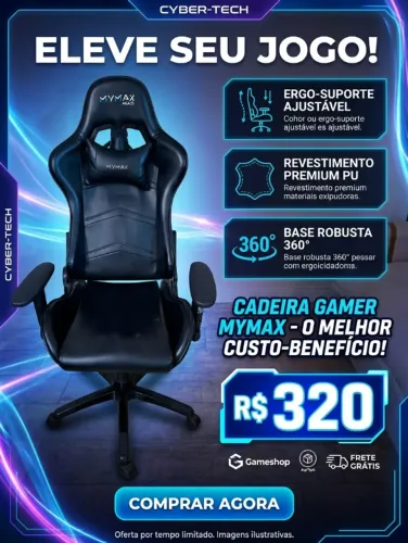 Cadeira Gamer MyMax MX5 - Super Confortável, Muito Bem Cuidada!