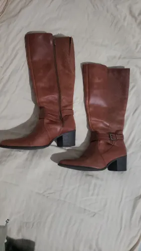 Bota country couro caramelo