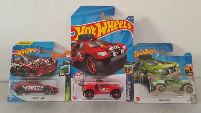 MOBILE TOY MT 3 Hot Wheels Sand Burner Rose'n Climb Rally