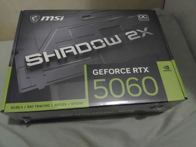 Rtx 5060 msi shadow 2x - nova/lacrada com garantia e nota fiscal