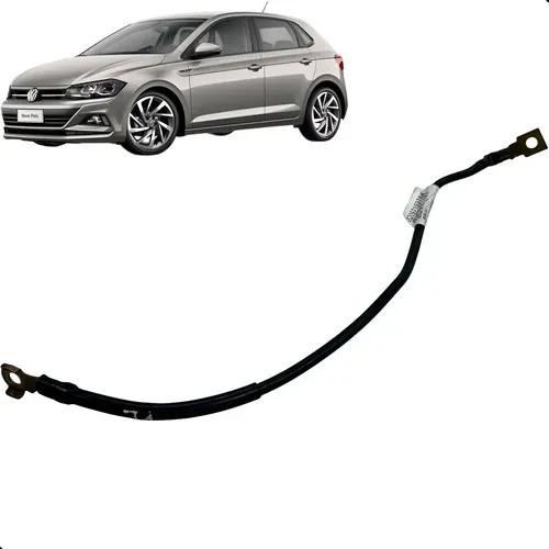 Cabo Terra Do Motor Volkswagen Polo 2018 A 2021 Preto