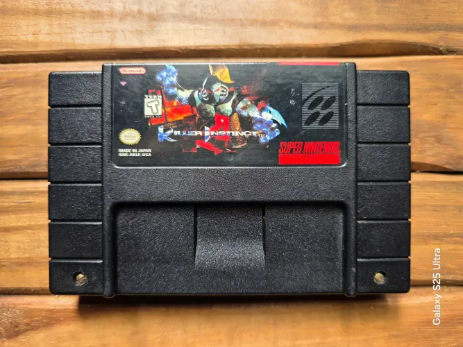 Cartucho Killer Instinct (Preto) Original - Super Nintendo (SNES)