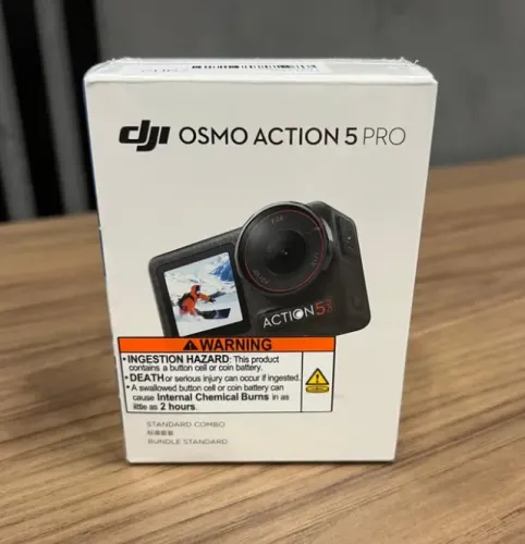 DJI Osmo Action 5 Pro Standard Combo Camera de Acao 4K 120Fps Sensor 1/1.3 OLED HDR