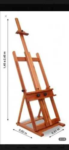 Cavalete profissional para pintura em telas