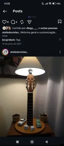 Desing com instrumentos musicais 