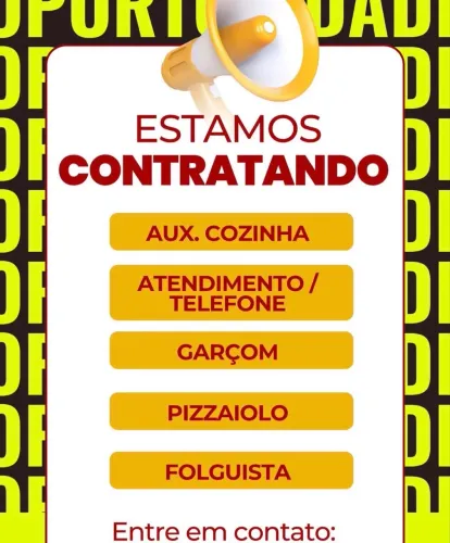 Estamos selecionando free-lance