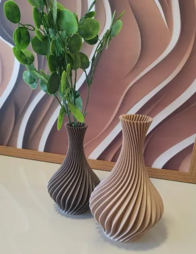 Kit de Vasos Decorativos Feito em 3D