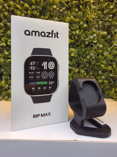 Amazfit Bip Max + Suporte de Carregamento 3D de Brinde!