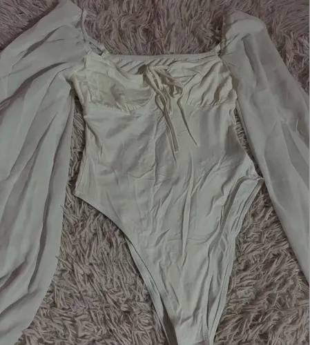 Body com manga bufante - tamanho pp