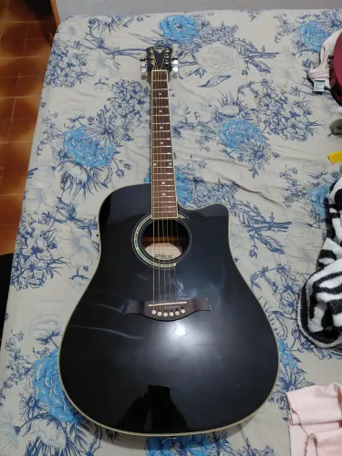 Violão Folk Novo Todo Regulado
