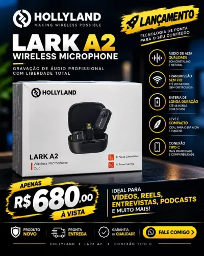 Hollyland Lark A2 - Lançamento