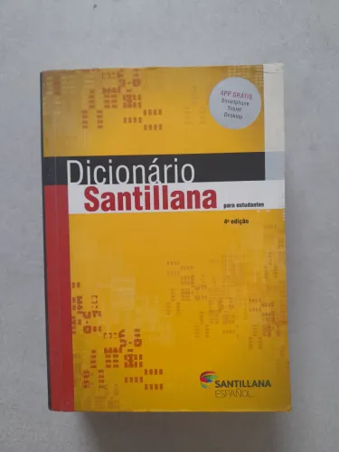 Livro Dicionário Santillana Espanhol