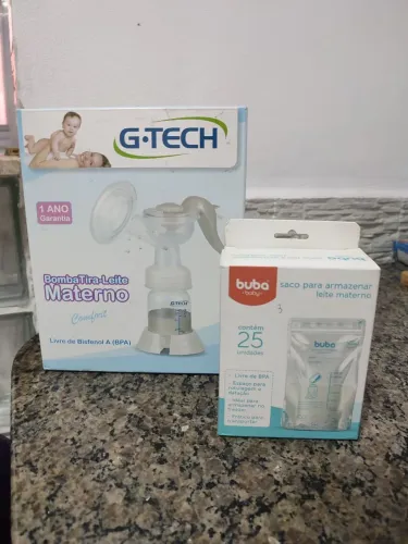 Bomba tira leite GTech com saco de armazenar