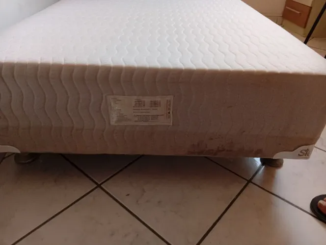 ? Oportunidade! Cama Box Solteiro com Cama Auxiliar + 1 Colchão 