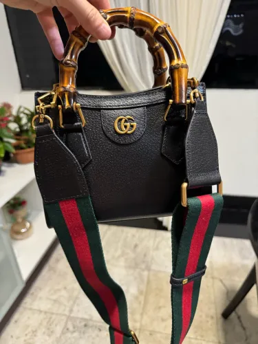 Bolsa Gucci Diane Mini Bamboo 100% Original