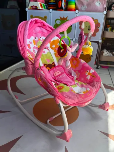 Cadeira de Descanso Multifuncional Safety 1st Sunshine Baby Pink Garden