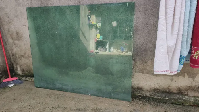 Vidro temperado verde