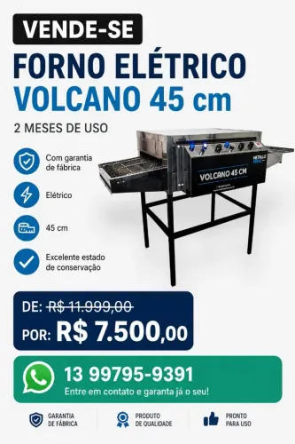 Forno para pizzaria 