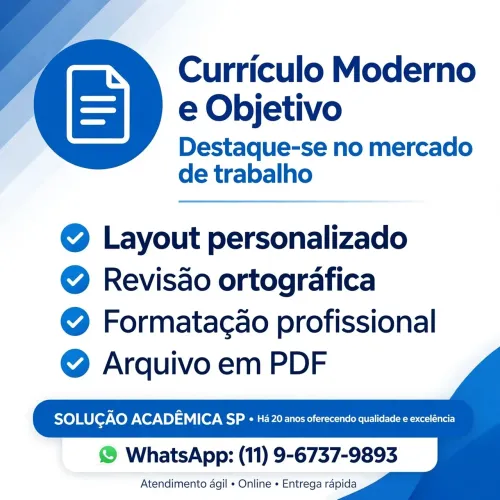 Elaboração de currículo 