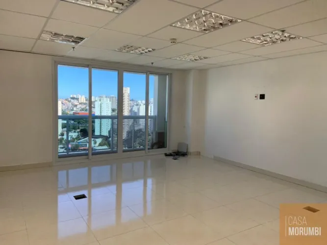 LOCAÇÃO - sala comercial 40m², andar alto com acabamento em perfeito estado, próximo ao sh