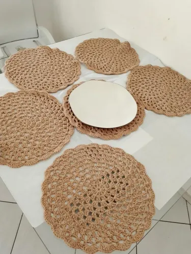 Sousplat de crochê