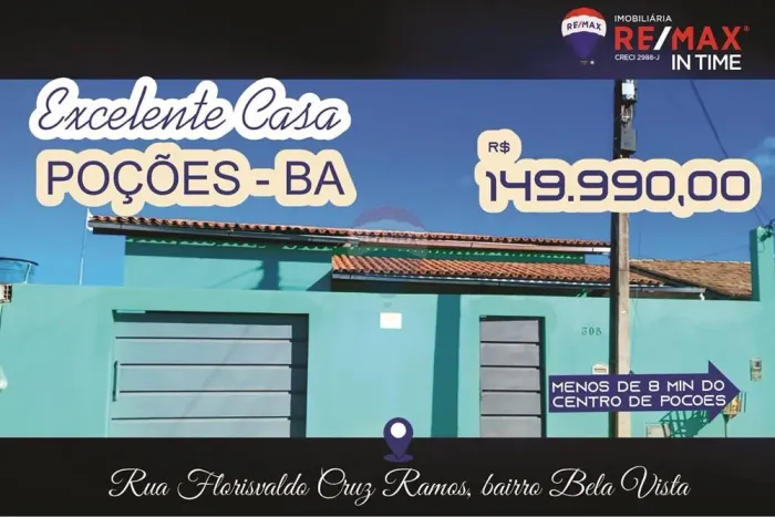 Casa Bairro Bela Vista - Poções Ba