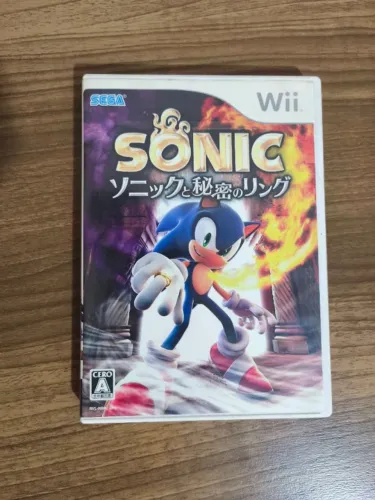 Jogo Nintendo Wii Sonic and The Secret Rings Original Japonês Mídia Física Usado + Manual