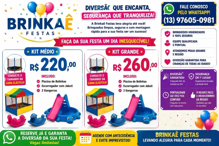 Aluga-se brinquedos para festas e eventos