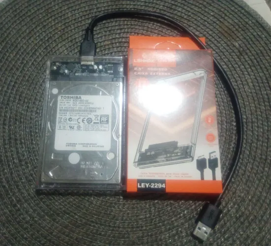 HD Toshiba 1TB com case 3.0