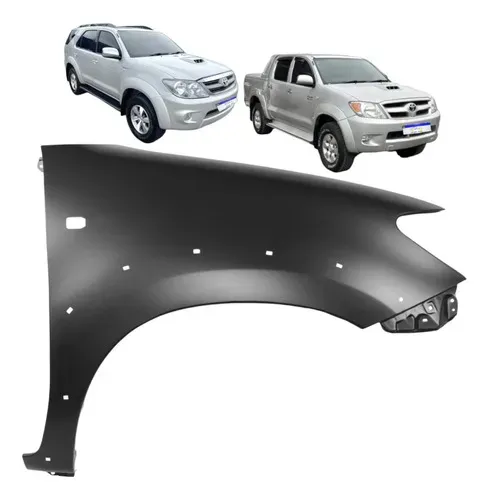 Paralama Toyota Hilux Sw4 2006 2007 2008 2009 2010 2011 L.d Direito Preto