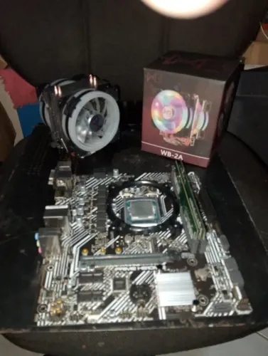 KIT COMPLETO PLACA MAE, MEMORIA E PROCESSADOR