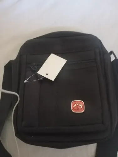 Bolsa masculina preta nova