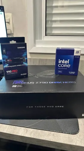 KIT DE ALTO DESEMPENHO COM PROCESSADOR, PLACA MAE, SSD NVME 2TB, FONTE 1000W