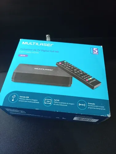 Conversor de tv digital Full HD com saída HDMI