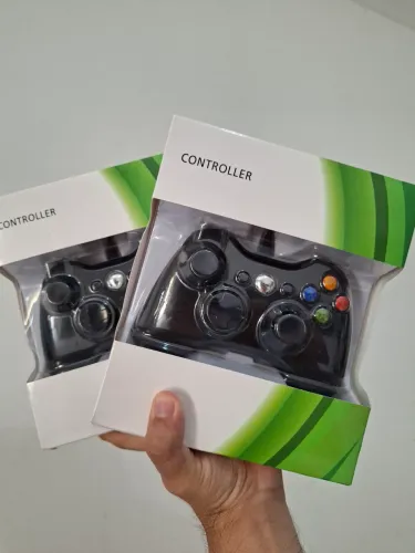 Controle de Xbox 360 Com Fio - FRETE GRÁTIS
