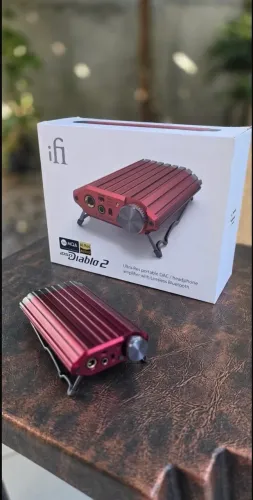 DAC/AMP iFi iDSD DIABLO 2 - Completo + Fonte IFI Power X + 2x cases extras