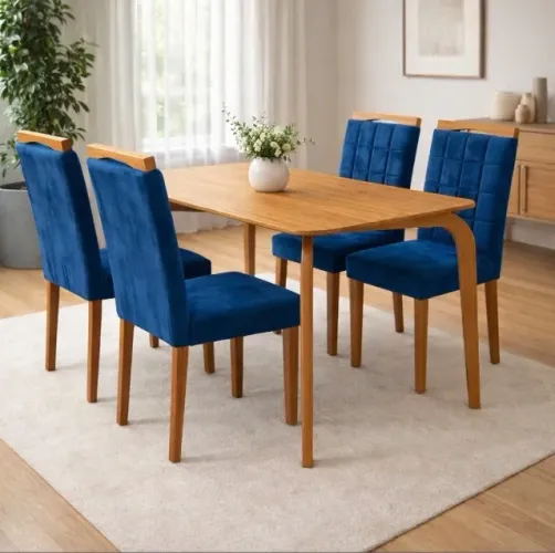 Conjunto de Jantar Aurora 4 Lugares