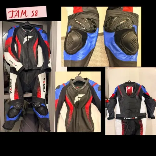 Macacão Moto Forza Couro 2 Peças Tam 58 - Excelente Estado