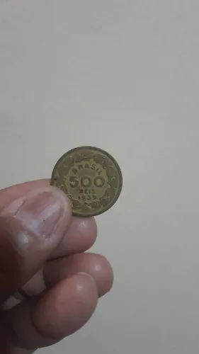 Moeda de 500 Réis (Machado de Assis - 1939)