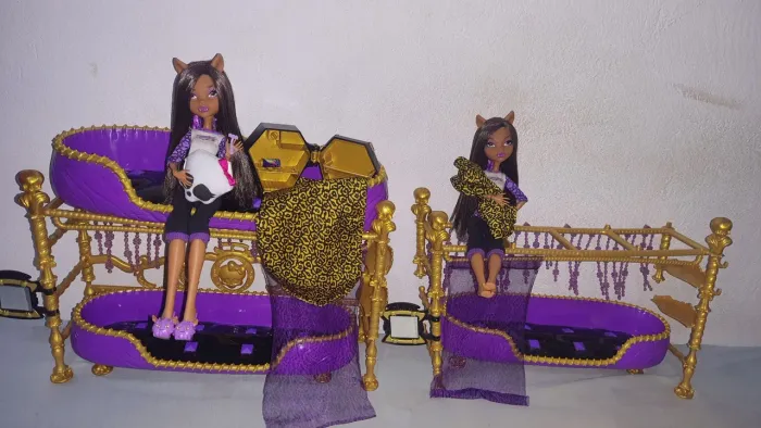 Bonecas Monster High Clawdeen's Wolf Dead Tired com playsets