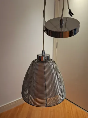 Luminária pendente em inox