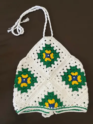 Cropped de Crochê 