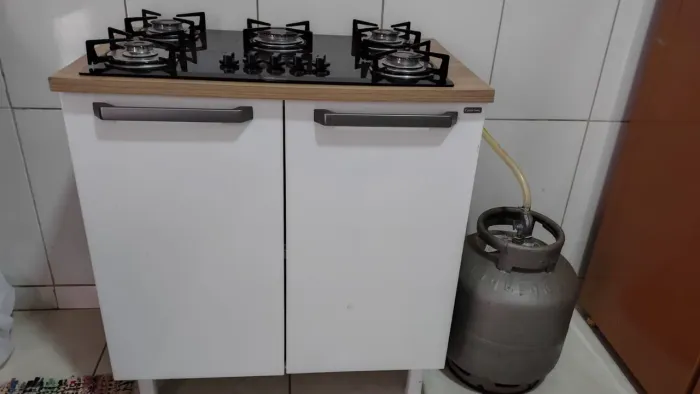 Fogão Fischer Cooktop 5 bocas com armário 
