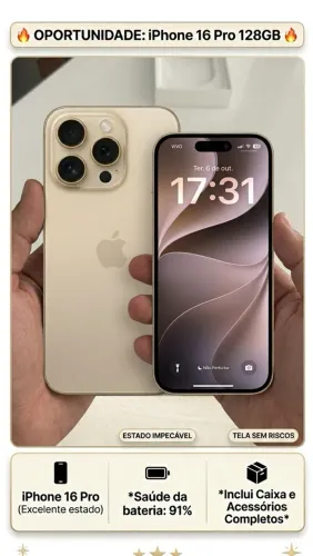 iPhone 16 pro 128gb excelente