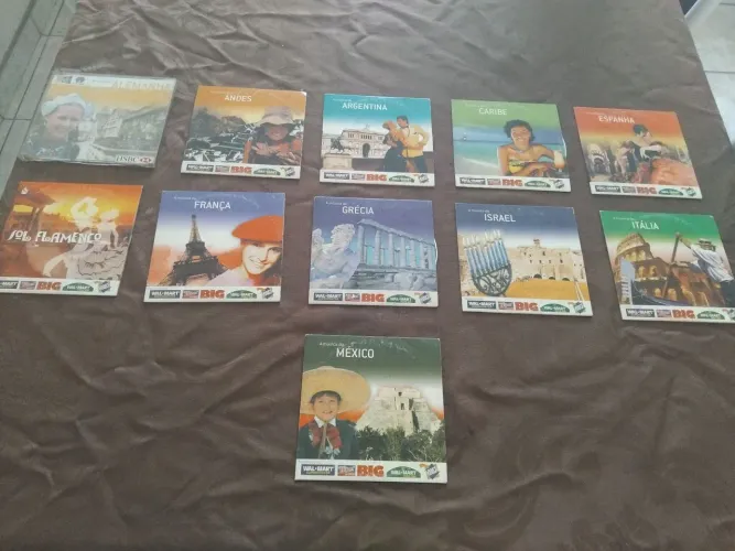 CDs de músicas - idiomas variados