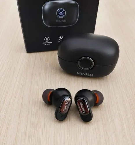 Fone Sem Fio Bluetooth Miniso Original Novo Qualidade - Entrega Grátis