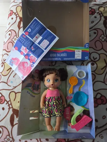 Baby alive comer macarrão 