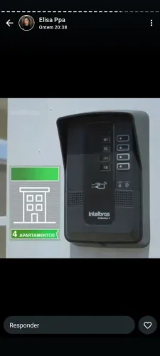 Porteiro coletivo instalado 