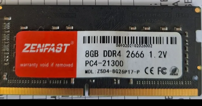 Memória RAM 8 gb DDR4 2666 Mhz