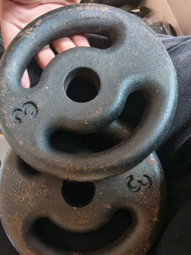 Par de anilha de 3kg novo